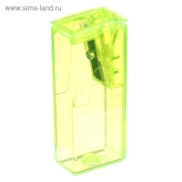 Точилка 1 отверстие с контейнером Faber-Castell 5815 микс*5 цветов, флуоресцентные цвета