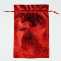 Мешочек подарочный парча «Снежинки», красный, 20 х 30 см, Новый год Мешочек подарочный парча «Снежинки», красный, 20 х 30 см, Новый год