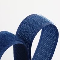 Липучка, 20 мм &times; 25 &plusmn; 1 м, цвет тёмно-синий