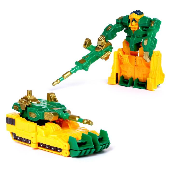 Набор роботов &laquo;Военная техника&raquo;, трансформируется, 3 собираются в 1 робота