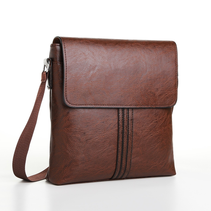 Сумка мужская, цвет коричневый Сумка мужская, цвет коричневый