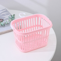 Корзина для хранения с крючком, пластик, 18&times;13&times;12 см, цвет МИКС