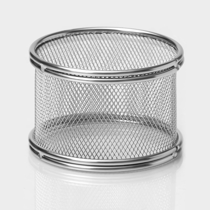 Корзинка для картофеля фри Доляна &laquo;Лонгфилд&raquo;, d=9 см, h=6 см, цвет серебристый