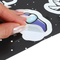 Наклейка на шар, коробку-сюрприз &laquo;С ДР. Космические игры&raquo;, 42 х 30 см