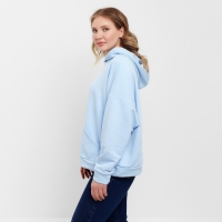 Худи женское MINAKU: Casual Collection цвет голубой размер 50-52
