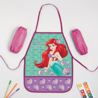 Фартук с нарукавниками детский &laquo;Ариэль&raquo;, Принцессы, 49х39 см
