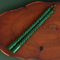 Новогодние витые свечи с декором &laquo;С Новым годом!&raquo;, на Новый Год, набор