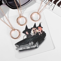 Кулоны «Неразлучники» кольца дружбы, цвет золото, 45 см Кулоны «Неразлучники» кольца дружбы, цвет золото, 45 см