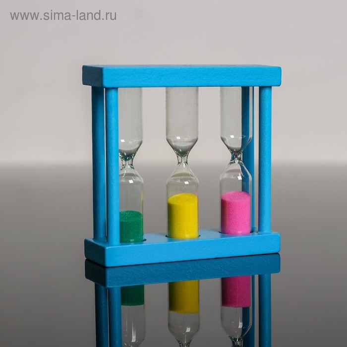 Песочные часы &laquo;Изучаем время&raquo; 3 &times; 9 &times; 9 см