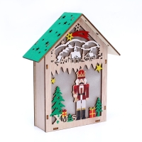 Новогодний декор с подсветкой &laquo;Щелкунчик&raquo; 15 &times; 5,5 &times; 18 см