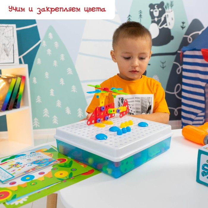 3D-мозаика &laquo;Ферма&raquo;, с шуруповёртом, 6 картинок, 3+