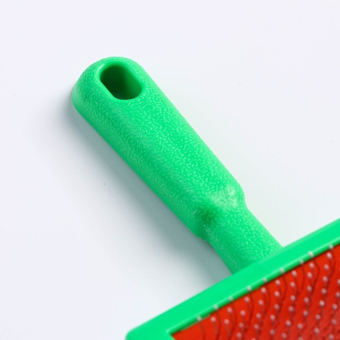 Пуходерка полукруглая малая с каплями, 8,5 х 13 см, зелёная Пуходерка полукруглая малая с каплями, 8,5 х 13 см, зелёная