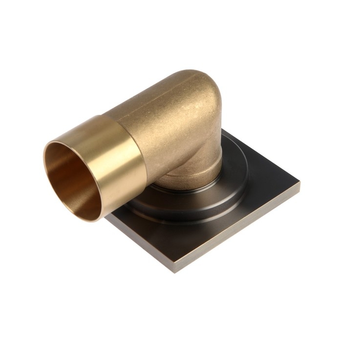 Трап AFLORN AF20610C-10, d=50 мм, горизонтальный, 100х100 мм, латунь, античная бронза Трап AFLORN AF20610C-10, d=50 мм, горизонтальный, 100х100 мм, латунь, античная бронза