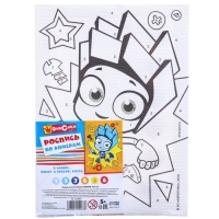 Картина по номерам для детей "Нолик" 21х15 см, Фиксики