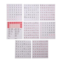 Касса букв, слогов и счета Calligrata, А5, ПВХ, МИКС Касса букв, слогов и счета Calligrata, А5, ПВХ, МИКС