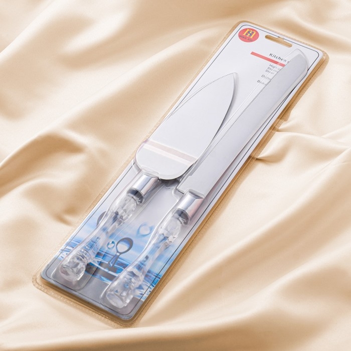 Столовые приборы для торта, нож и лопатка