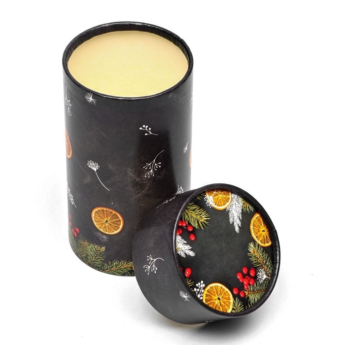 Коробка Коробка "Мандарины" завальцованная без окна 8 х 14,5 см