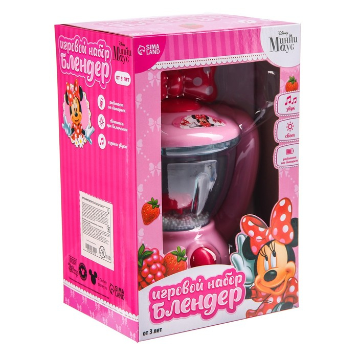 Игровой набор «Блендер», Минни Маус, звук, свет Игровой набор «Блендер», Минни Маус, звук, свет