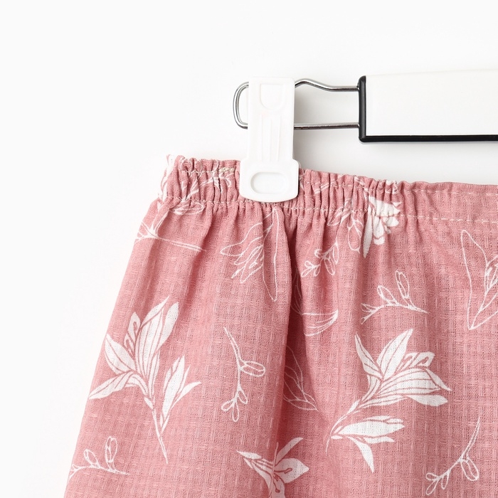 Полотенце для бани Полотенце для бани "Лилия" жен. парео, 80х144 см, 100% хлопок, ваф. полотно, 160 гр/м2