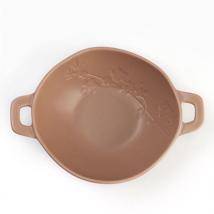 Тарелка керамическая глубокая &laquo;Монблан&raquo;, 21х15 х 5,8 см, 400 мл