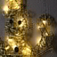 Светодиодная фигура &laquo;Дед Мороз&raquo; 21 &times; 45 &times; 17 см, акрил, 60 LED, 220 В, свечение белое