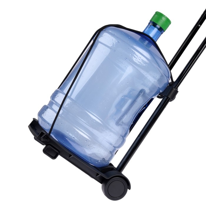 Складная тележка для покупок и багажа, до 30 кг, 250 &times; 330 &times; 445(960) мм, пластик/алюминий