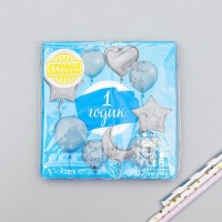 Салфетки бумажные &laquo;1 годик&raquo;, малыш, 25х25 см, набор 20 шт.