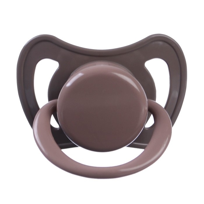 Соска - пустышка латексная ортодонтическая &laquo;Лес&raquo;, от 6 мес., цвет коричневый