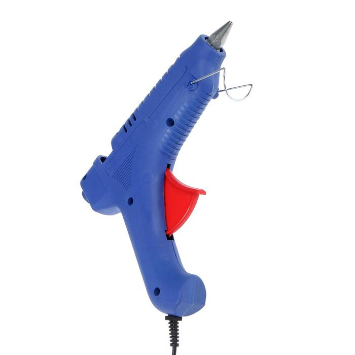 Клеевой пистолет ТУНДРА, 60 Вт, 220 В, шнур 1.2 м, выключатель, индикатор, антикапля, 11 мм Клеевой пистолет ТУНДРА, 60 Вт, 220 В, шнур 1.2 м, выключатель, индикатор, антикапля, 11 мм