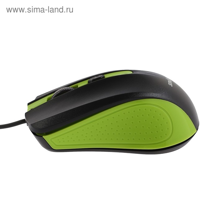Мышь Smartbuy ONE 352, проводная, оптическая, 1600 dpi, USB, зелёно-чёрная