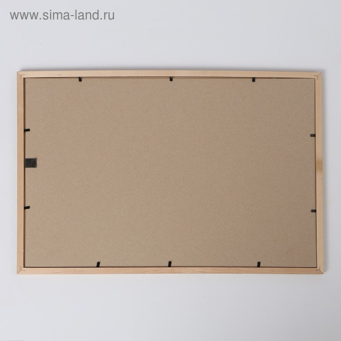 Фоторамка сосна с19 золото 30х45 см (пластиковый экран)