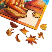 Пазл деревянный фигурный «Египетский сфинкс» с предсказанием, 90 элементов Пазл деревянный фигурный «Египетский сфинкс» с предсказанием, 90 элементов