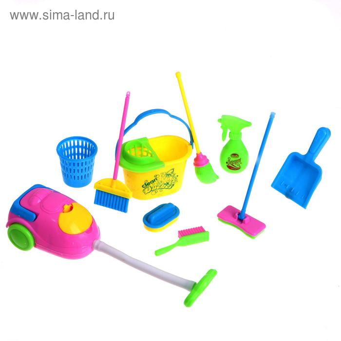 Набор для уборки &laquo;Чистый дом&raquo;, цвет МИКС