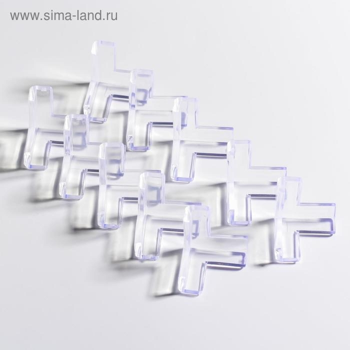 Защитные накладки на углы , 10 шт., силикон, Крошка Я