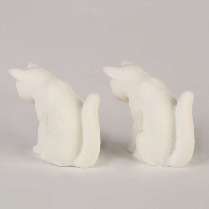 Миниатюра кукольная &laquo;Котик&raquo;, набор 2 шт., размер 1 шт. &mdash; 2 &times; 3,5 &times; 3 см