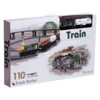 Железная дорога &laquo;Лесопилка&raquo;, детская, работает от батареек