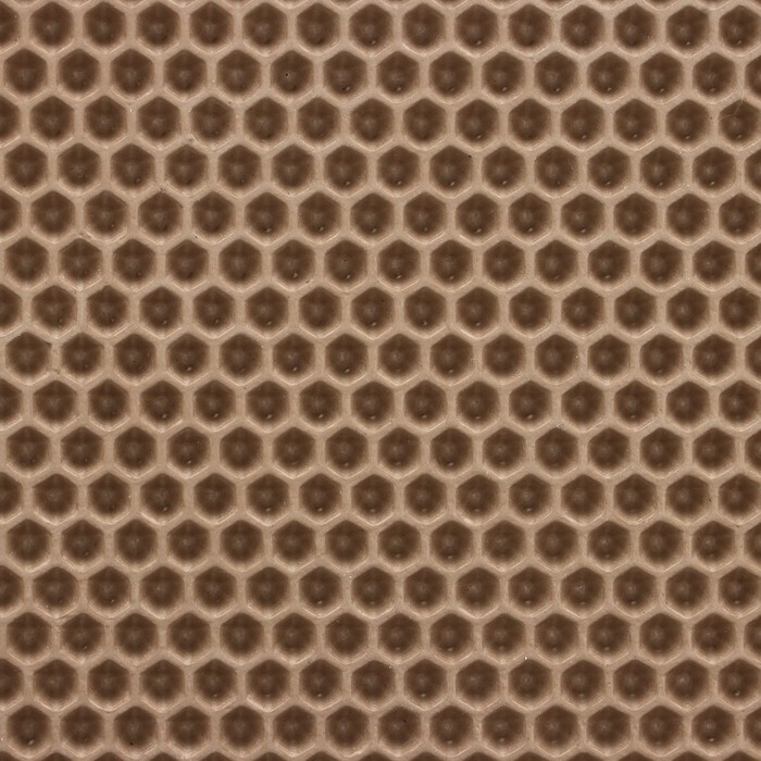 Коврик eva универсальный Grand Caratt, Соты 140 х 66 см, бежевый