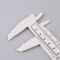 Штангенциркуль для разметки бровей, 21 &times; 7,5 см, цвет белый