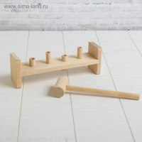 Стучалка "Гвозди-перевёртыши", 4 гвоздика Стучалка "Гвозди-перевёртыши", 4 гвоздика