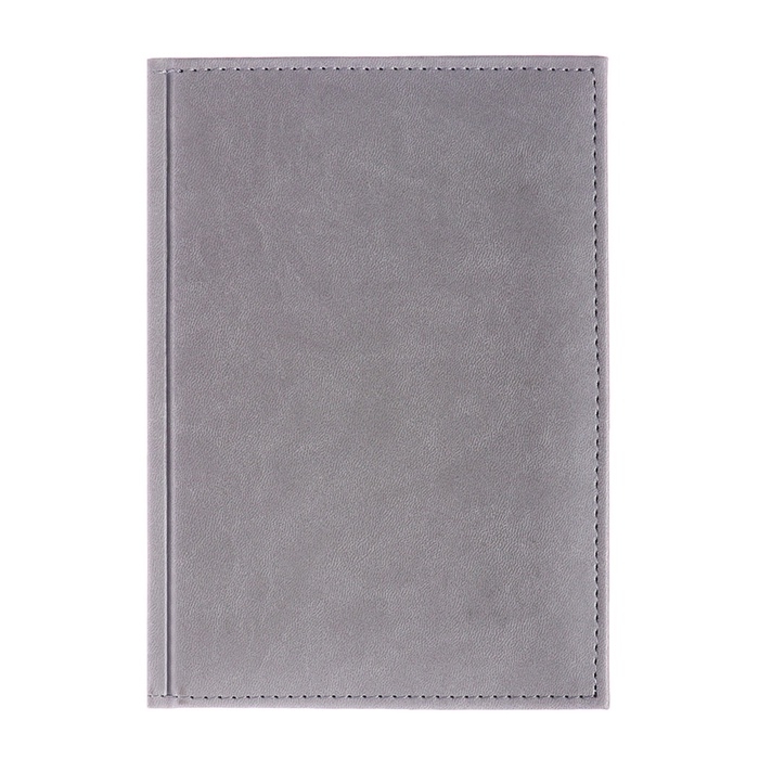 Ежедневник недатированный А5, 160 листов "Вивелла", обложка искусственная кожа, серый