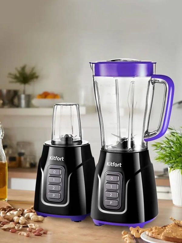 Блендер стационарный с чашей КТ-3032 (3 в 1) - 500 Вт