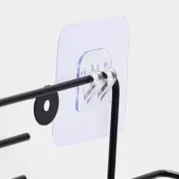 Полка для ванной угловая 2-х ярусная 20,5*20,5*31,5 см, цвет черный