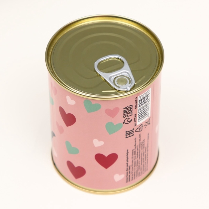 Подарочные носки в банке &laquo;Для самой доброй бабули&raquo;, (внутри носки женские, цвет белый)