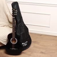 Набор гитариста Music Life ML-50A BK: гитара, чехол, струны, ремень, каподастр, медиаторы Набор гитариста Music Life ML-50A BK: гитара, чехол, струны, ремень, каподастр, медиаторы