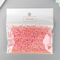 Бусины для творчества пластик "Розовый перламутр" набор 20 гр d=0,4 см Бусины для творчества пластик "Розовый перламутр" набор 20 гр d=0,4 см