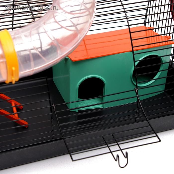 Клетка для грызунов Клетка для грызунов "Саквояж", малая, с лабиринтом, 40 х 25 х 21 см, микс цветов