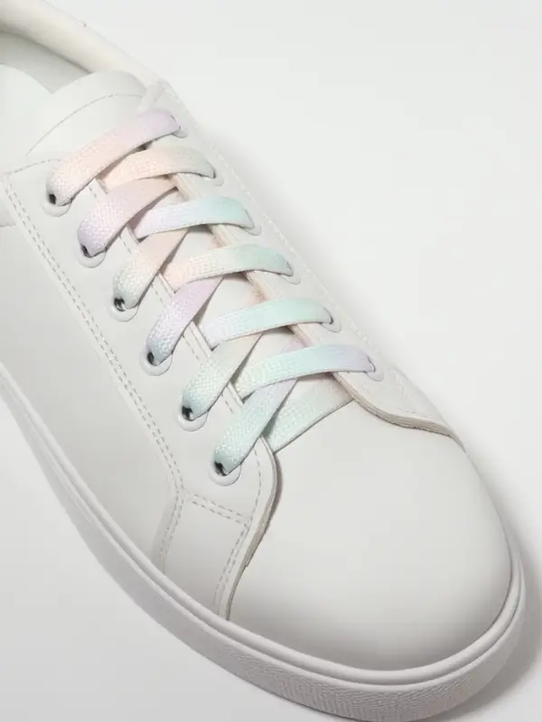 Шнурки для обуви, пара, плоские, 8 мм, 120 см, разноцветные