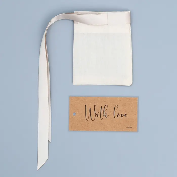 Мешочек подарочный из хлопка &laquo;Для тебя&raquo;, 7 х 9 см +/- 1.5 см +/- 1.5 см