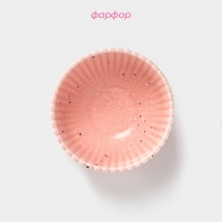 Соусник Доляна &laquo;Коралл&raquo;, 110 мл, фарфор, розовый