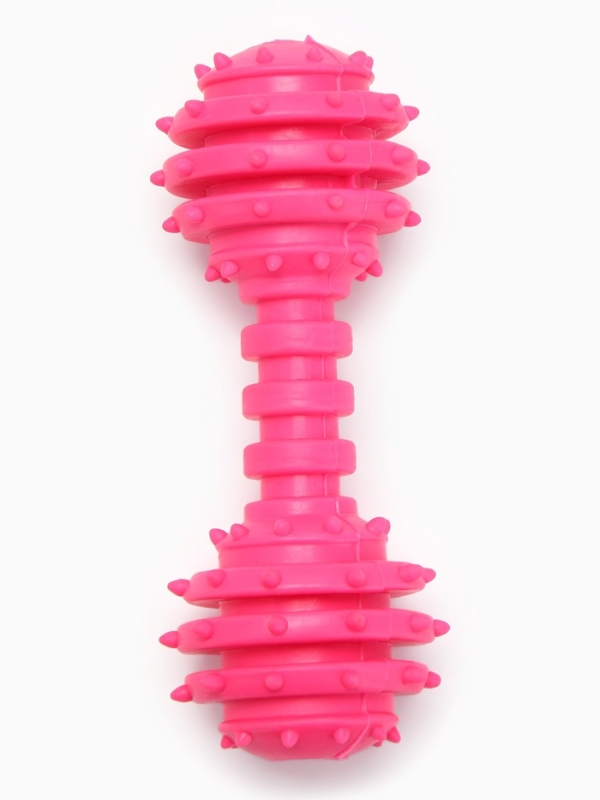 Игрушка жевательная Игрушка жевательная "Чемпион", TPR, 12,5 см, розовая
